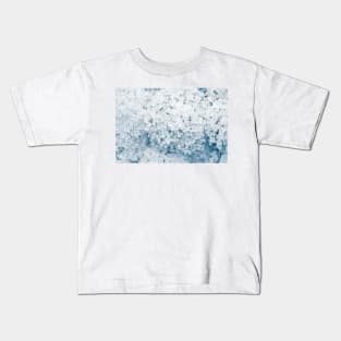 Hydrangea Flowers in Pastel Blue Tones Kids T-Shirt